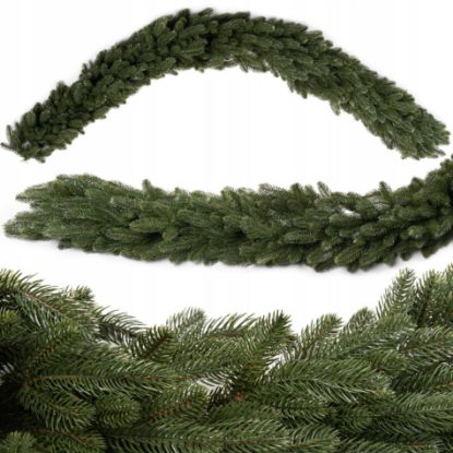 Obrazek Girlanda świąteczna choinkowa gęsta jodła 100% PE jak żywa 200cm