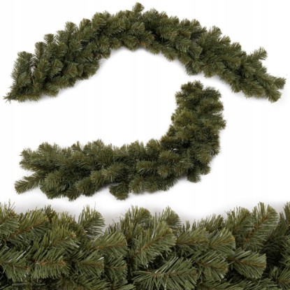 Obrazek Girlanda świąteczna choinkowa gęsta Świerk kaukaski jak żywa 100 cm